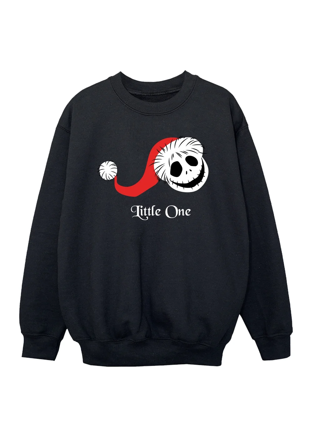 Ada & Ted Disney Nightmare Before Christmas Little One Boys Black Graphic Sweatshirt (3-13 Years) - 9-11 Yrs Image 1
