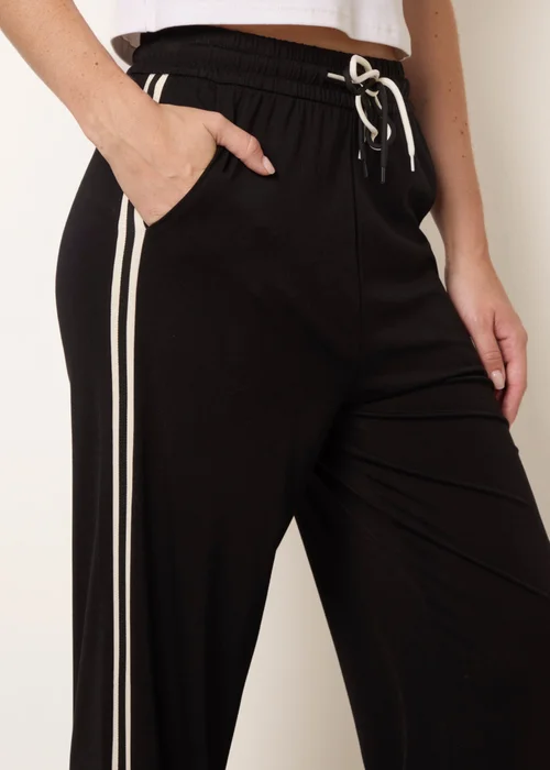 Blue Vanilla Black Side Stripes Pants - M Image 3