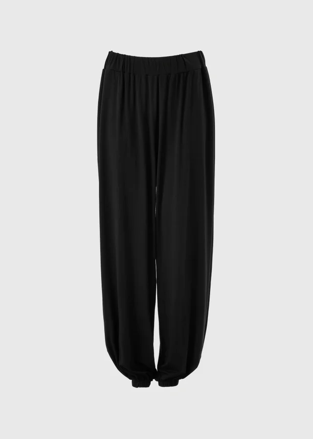 Black Balloon Leg Trousers
