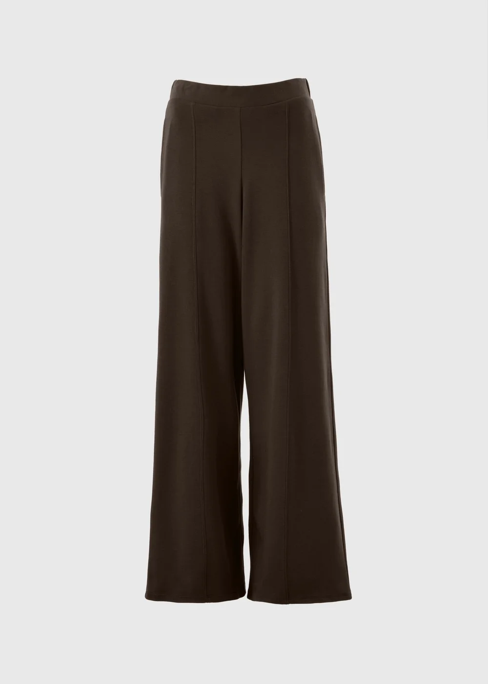 Chocolate Wide Leg Co Ord Trousers - Extra small Image 1