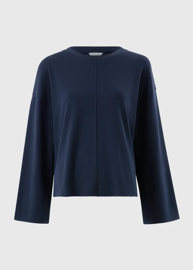Navy Boxy T-Shirt