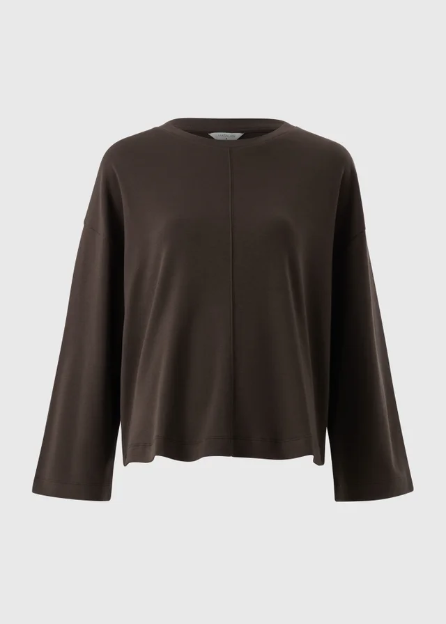 Chocolate Brown Co Ord Boxy T-Shirt