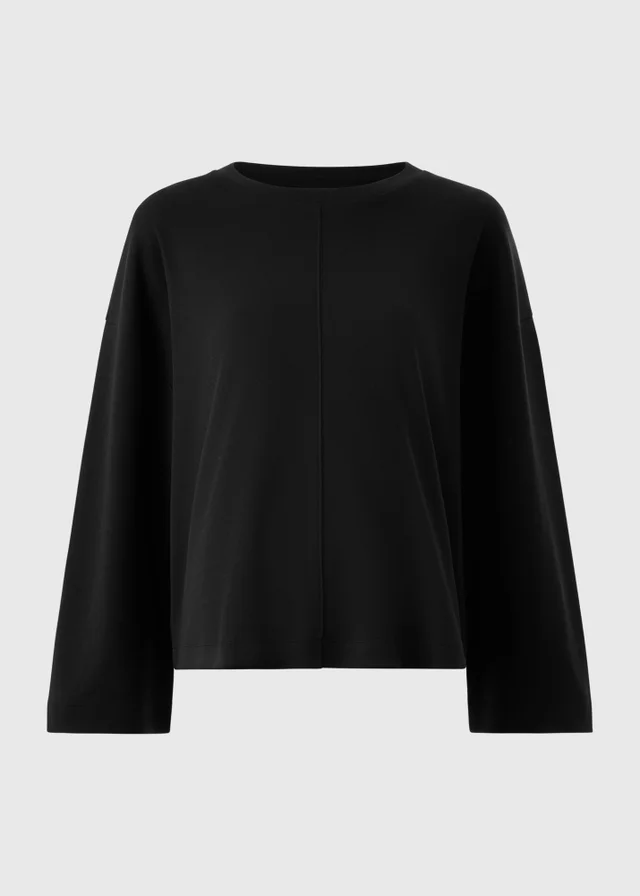 Black Boxy Fit Co Ord T-Shirt