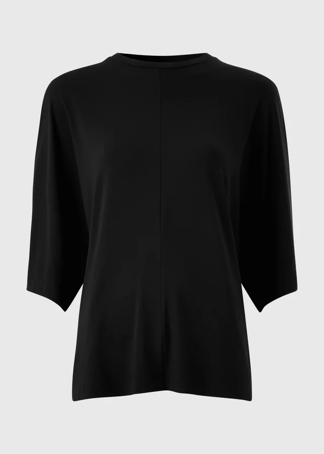Black Batwing Top