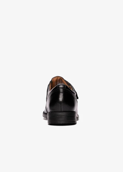 Clarks Mens Black Hail Roll Leather Standard - 7.5 Image 5