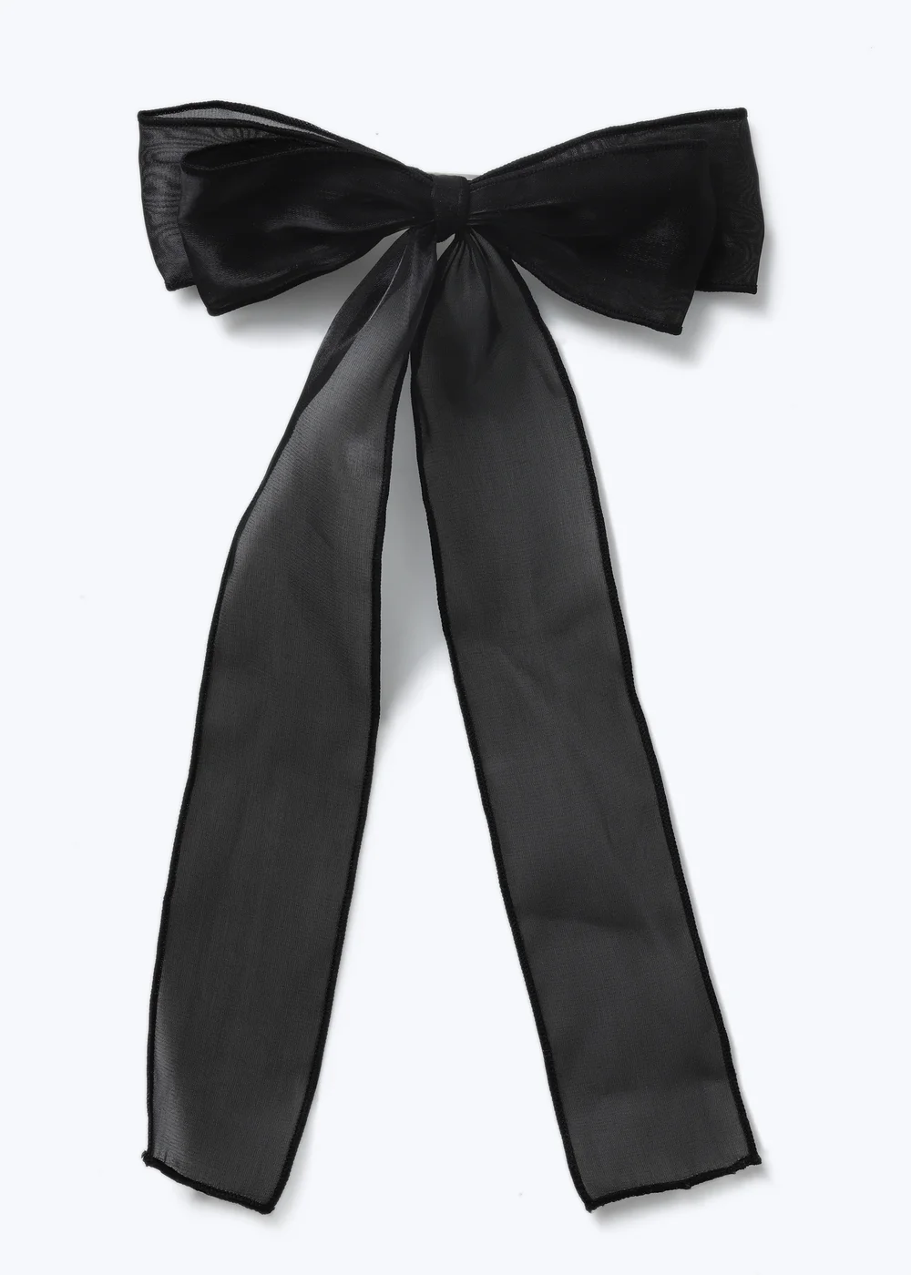 Muse Black Organza Bow - One Size Image 1