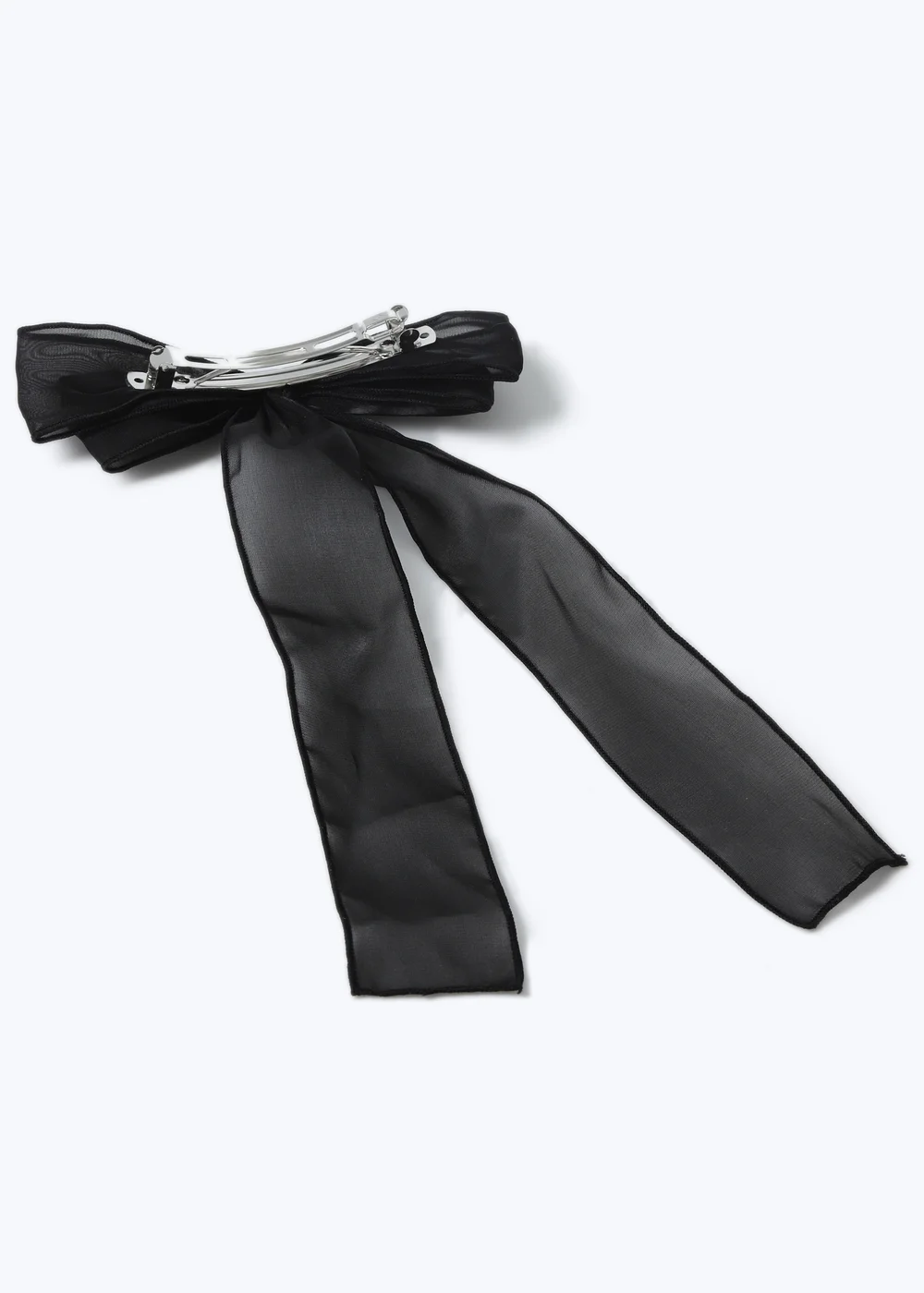 Muse Black Organza Bow - One Size Image 3