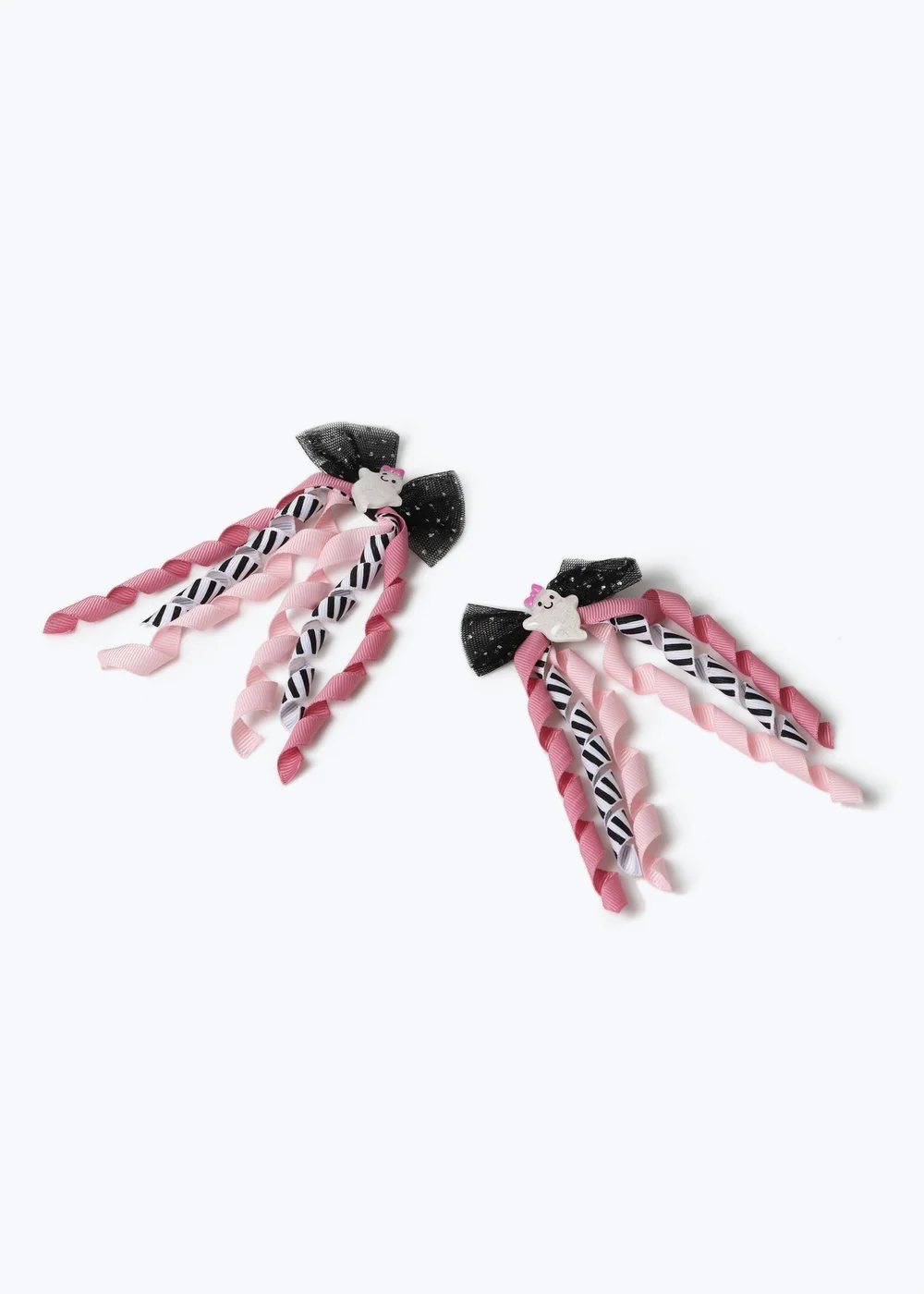 Flitzy Pink Halloween Ghost Hair Clip - One Size Image 2