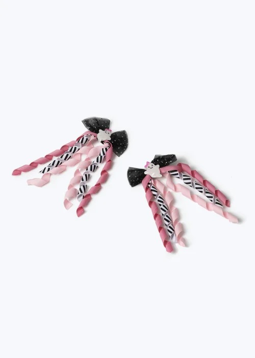 Flitzy Pink Halloween Ghost Hair Clip - One Size Image 2