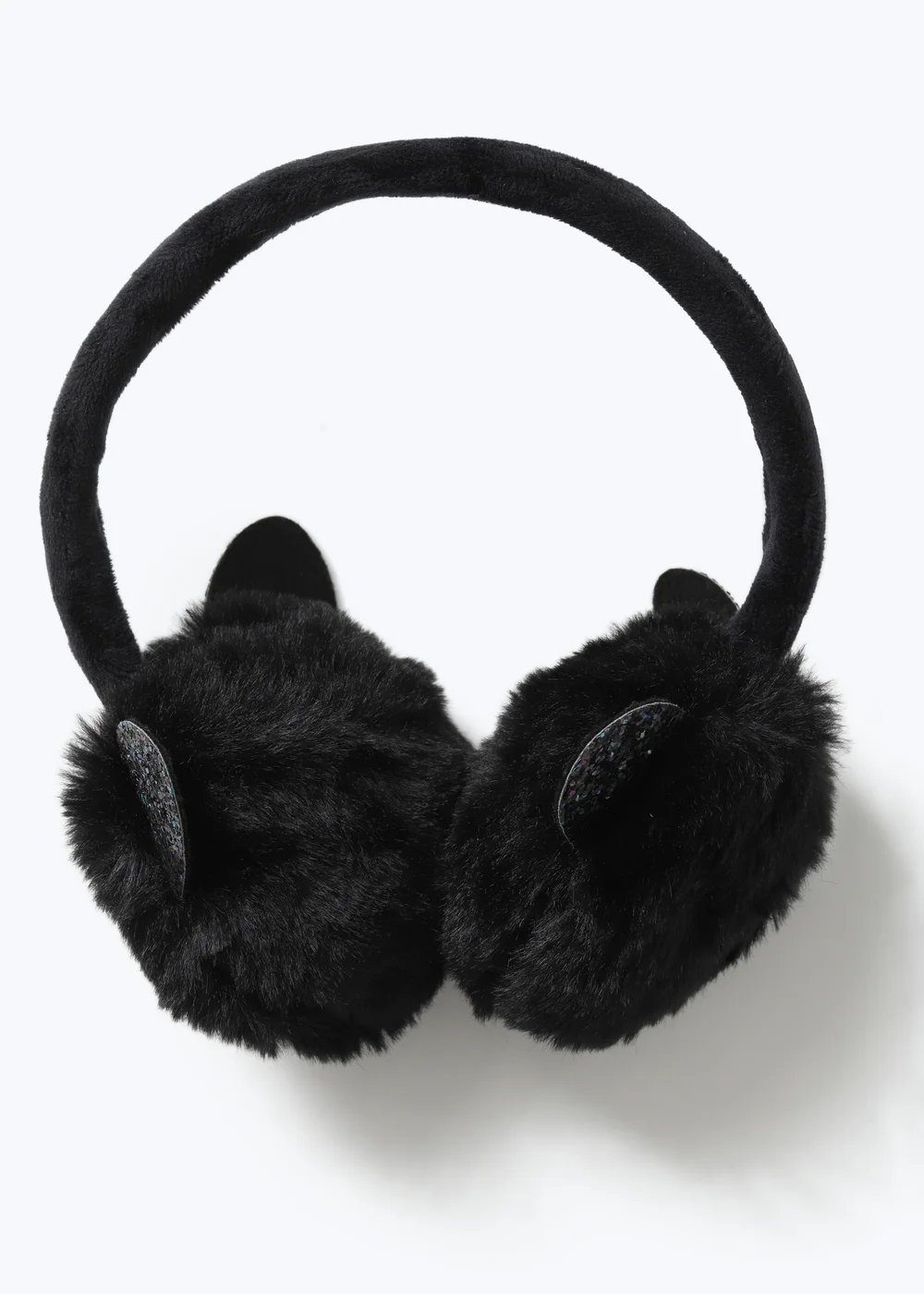 Flitzy Black Halloween Cat Earmuffs - One Size Image 2