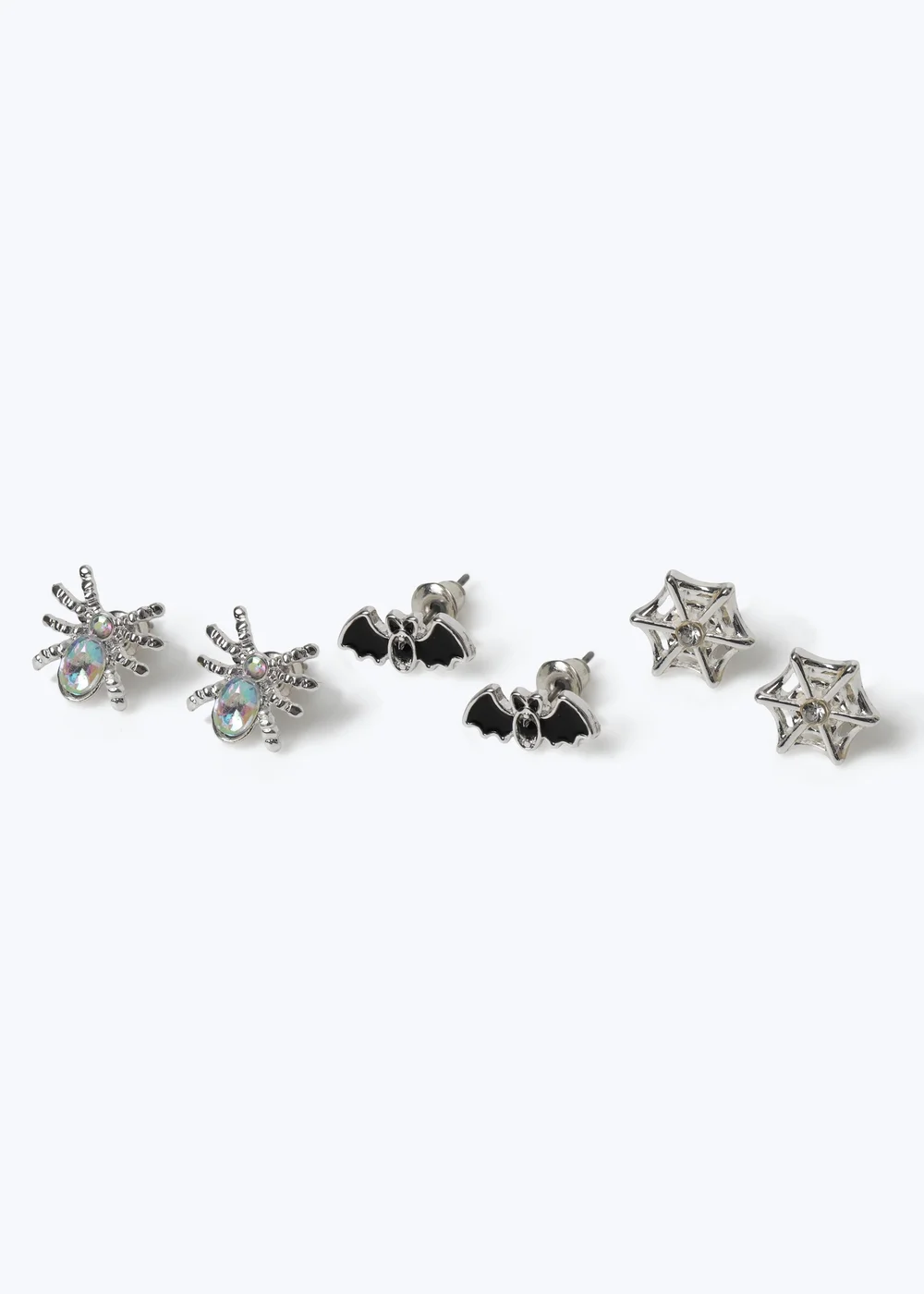 3 Pack Muse Halloween Spider Earrings - One Size Image 2