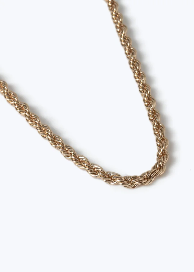 Muse Gold Chunky Twist Chain