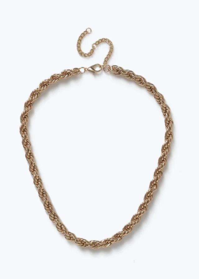 Muse Gold Chunky Twist Chain