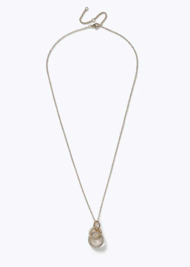 Muse Gold Double Link Necklace