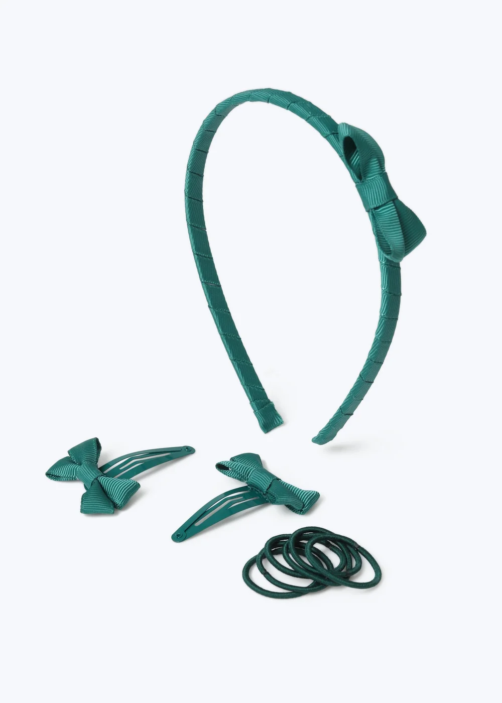 Flitzy Green School Hair Accessories Pack - One Size Image 1