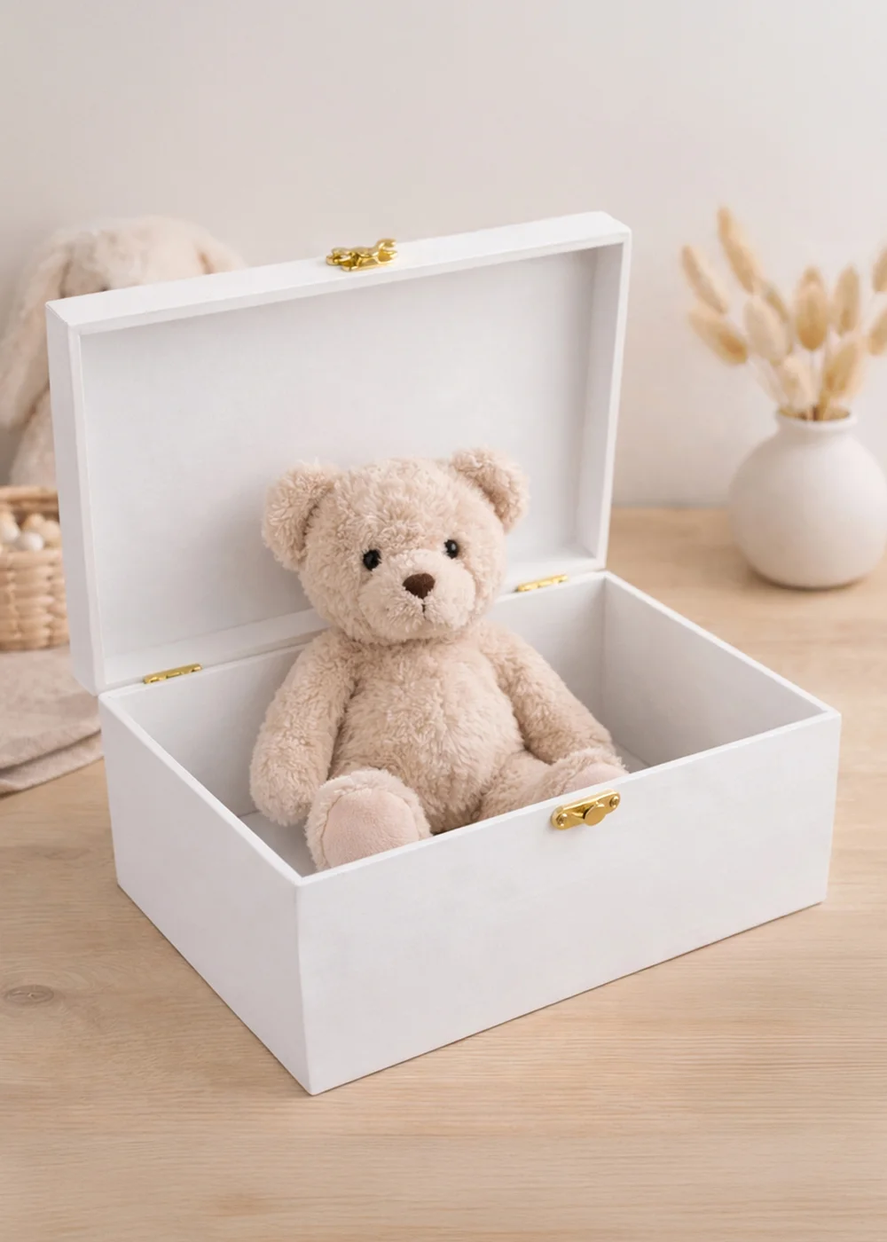 Personalised Memento Company Woodland Animal Wooden Keepsake Box - One Size Image 4