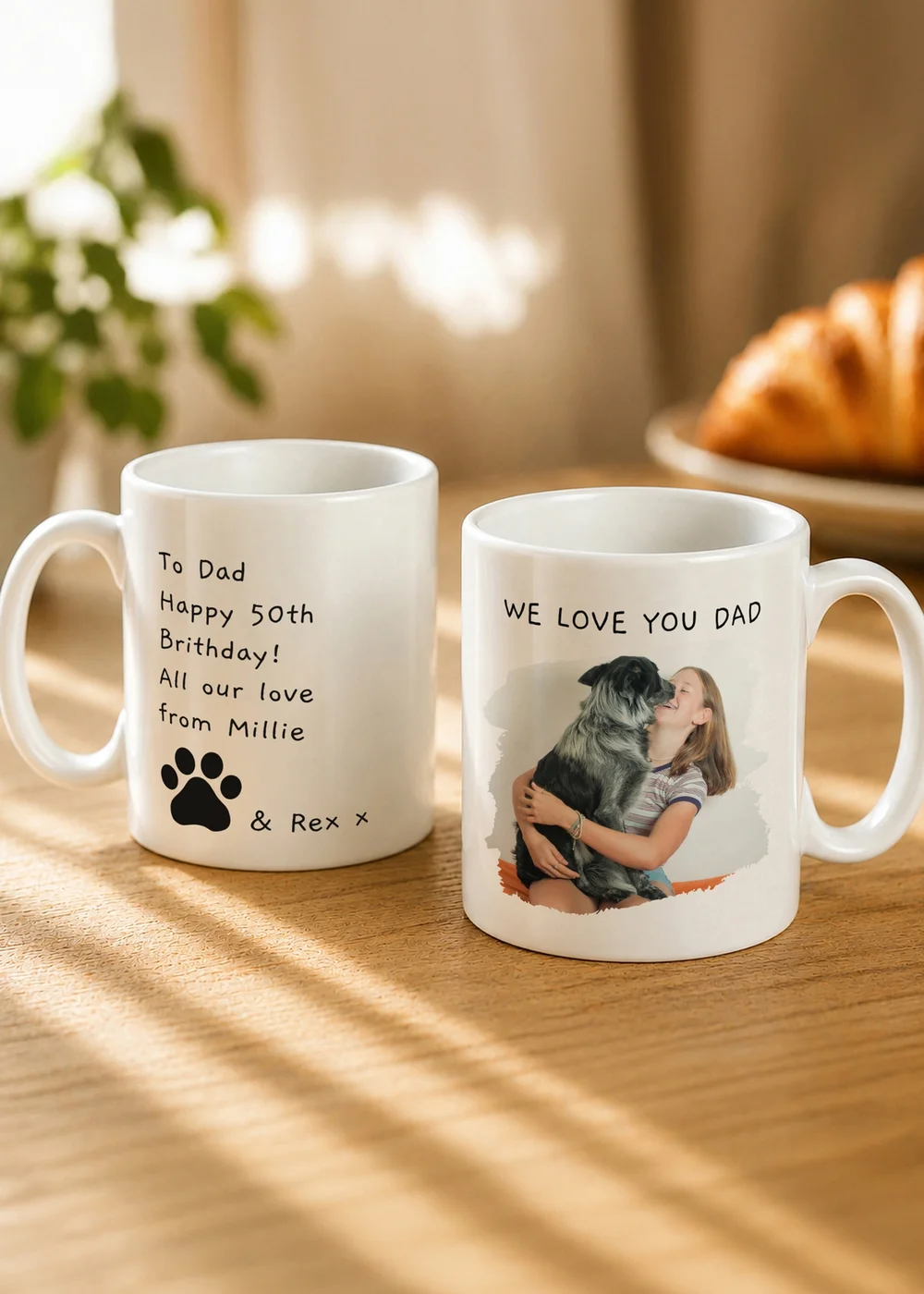 Personalised Memento Company Pet Photo Upload White Mug - One Size Image 2