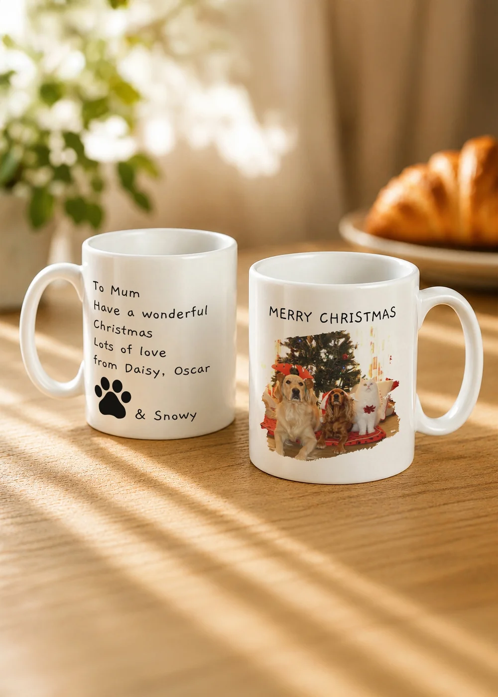 Personalised Memento Company Pet Photo Upload White Mug - One Size Image 3