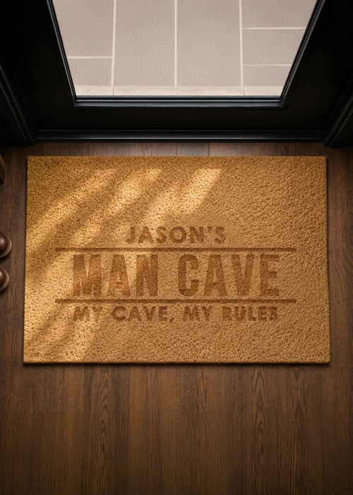 Personalised Memento Company Bold Brown Coir Doormat - One Size Image 2
