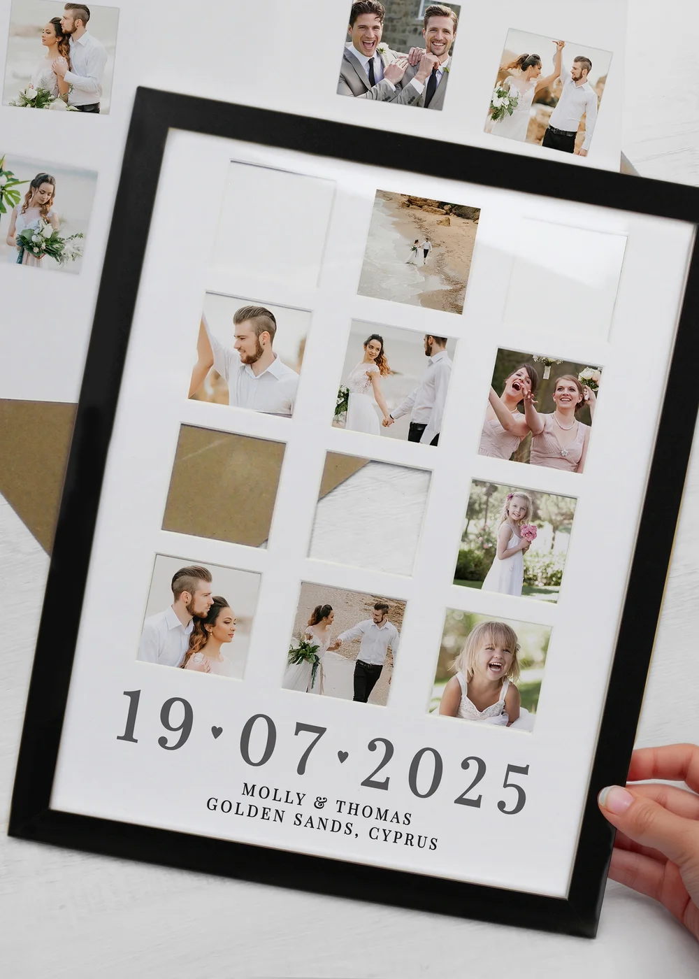 Personalised Memento Company Special Date Black Multi Photo Frame - One Size Image 3