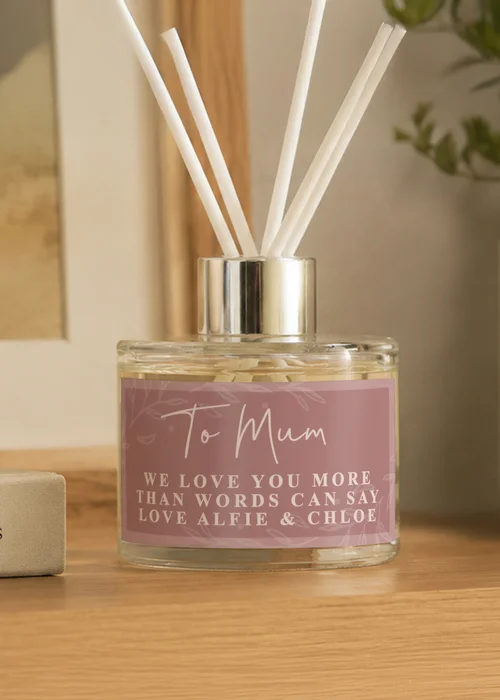 Personalised Memento Company Dusky Pink Reed Diffuser - One Size Image 1
