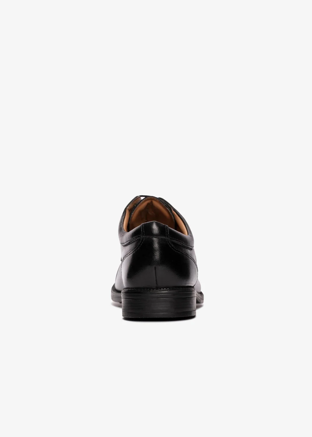 Clarks Mens Black Hail Cap Leather Standard - 7 Image 5