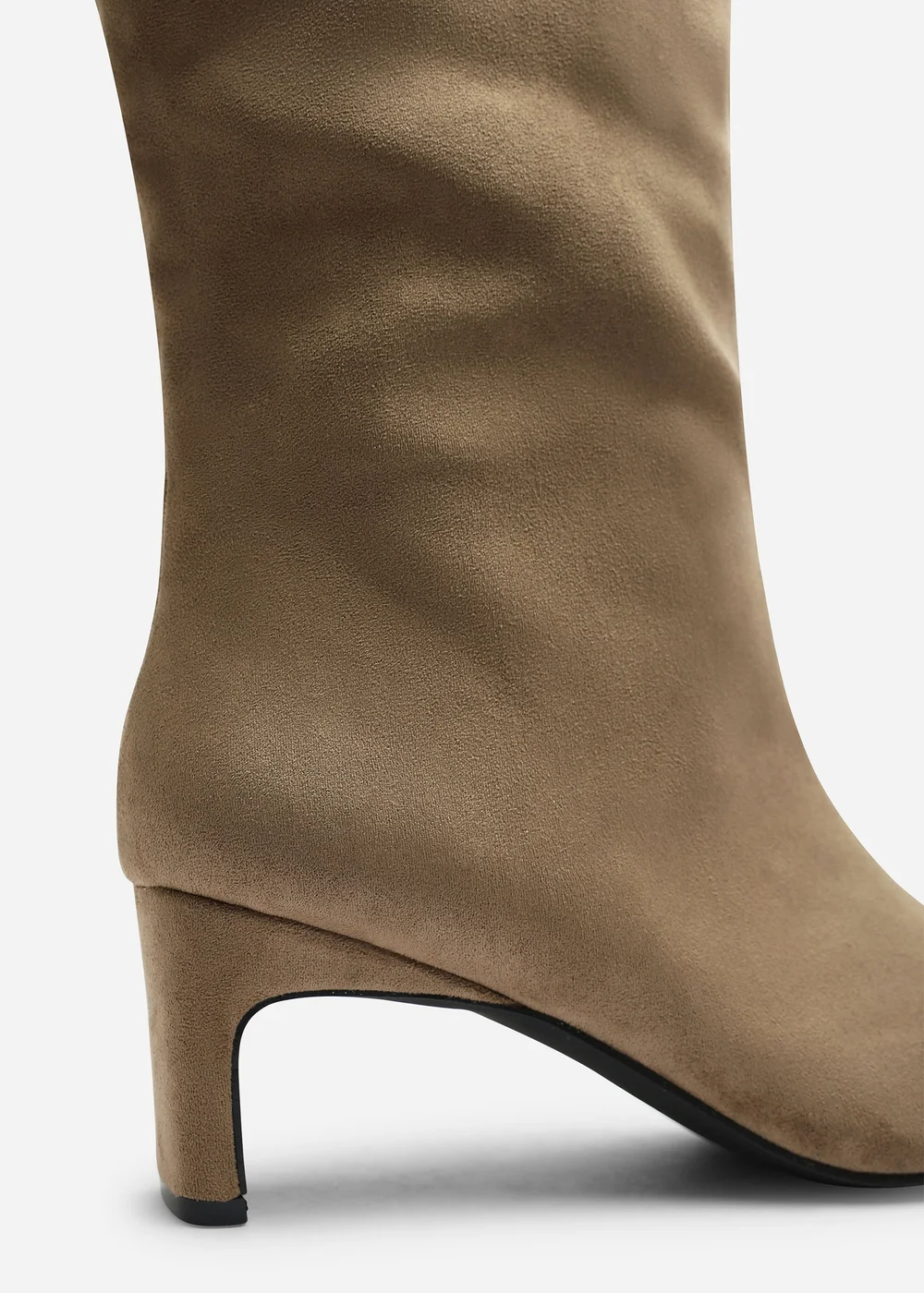 Where's That From Mckinley Taupe Knee High Straight Heeled Boot - 6 Image 4