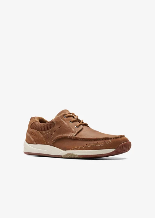 Clarks Mens Brown Allston Edge Nubuck Standard - 7 Image 3