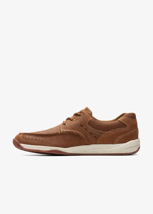 Clarks Mens Brown Allston Edge Nubuck Standard - 7 Image 2