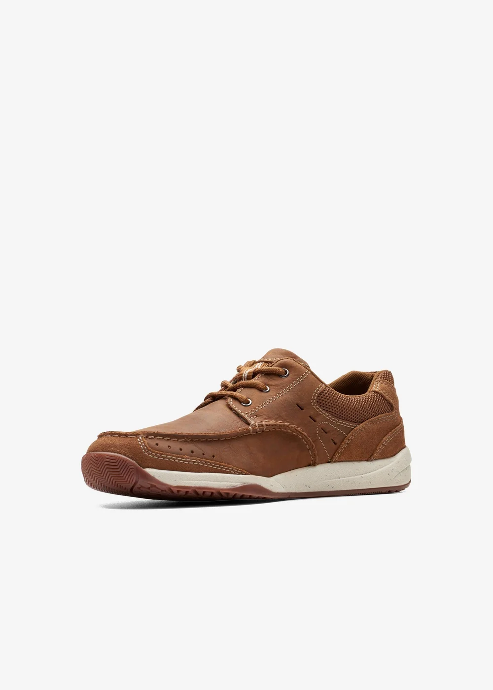 Clarks Mens Brown Allston Edge Nubuck Standard - 7 Image 4