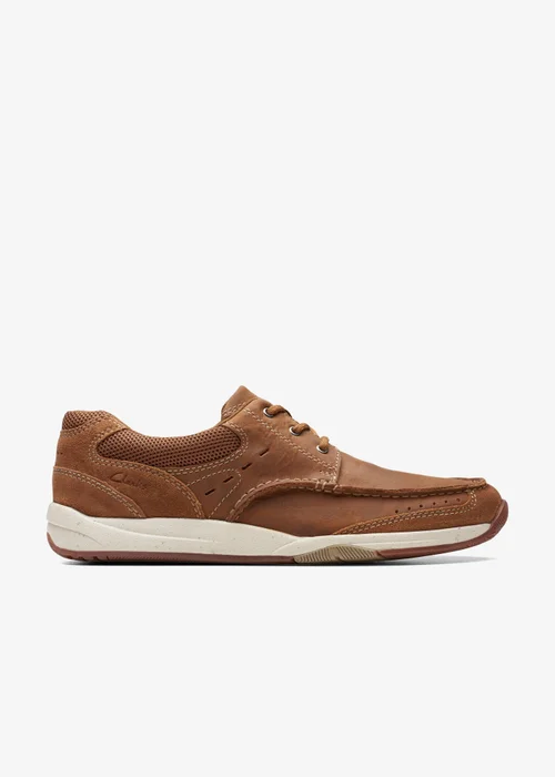 Clarks Mens Brown Allston Edge Nubuck Standard - 7 Image 1