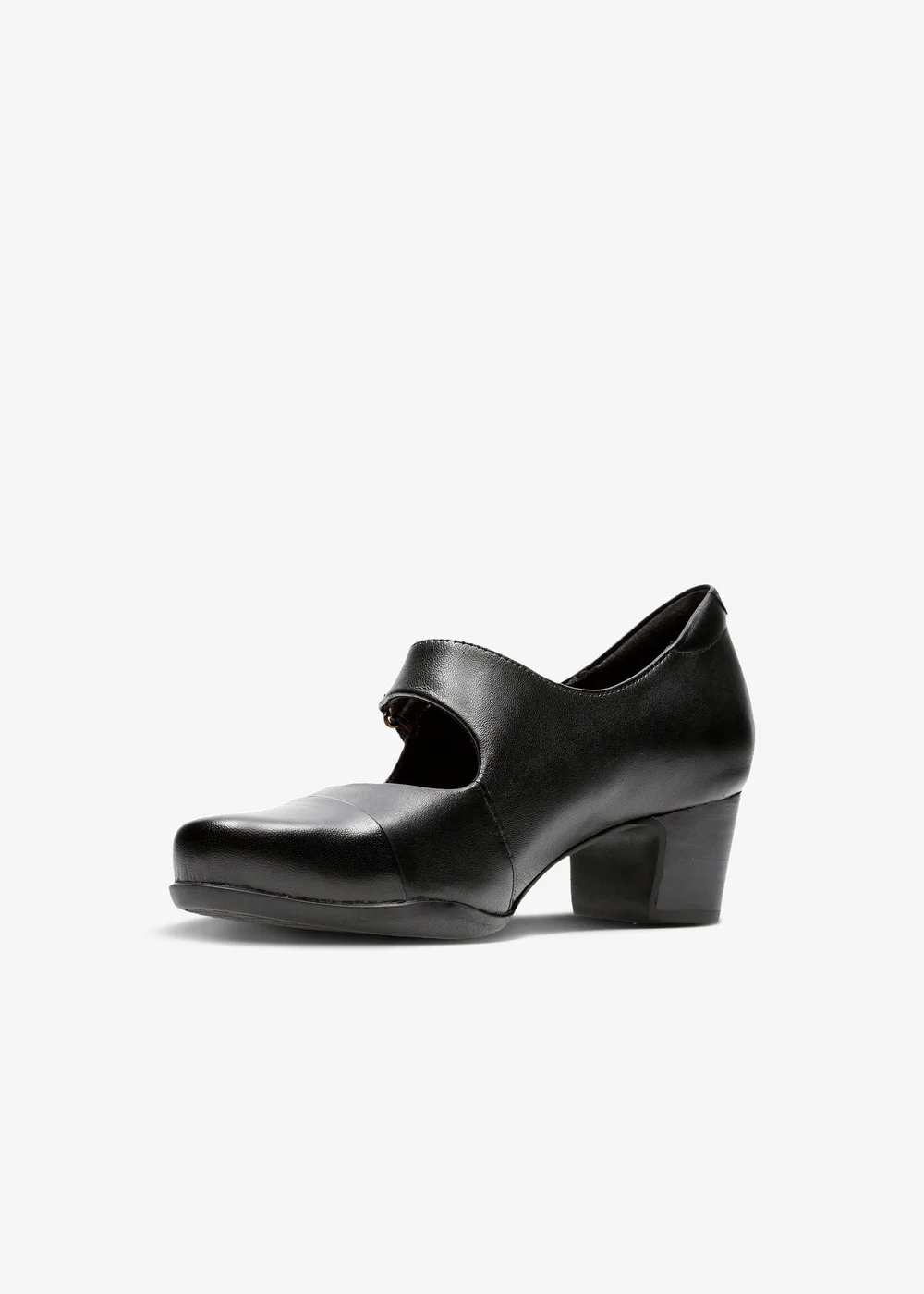 Clarks Womens Black Rosalyn Wren Leather Standard - 5 Image 4