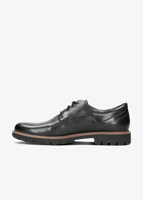 Clarks Mens Black Batcombe Hall Leather Standard - 6 Image 2