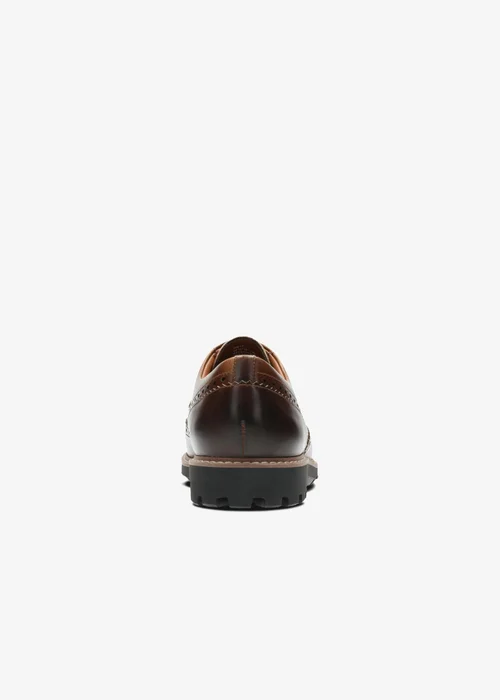 Clarks Mens Brown Batcombe Wing Leather Standard - 6 Image 5