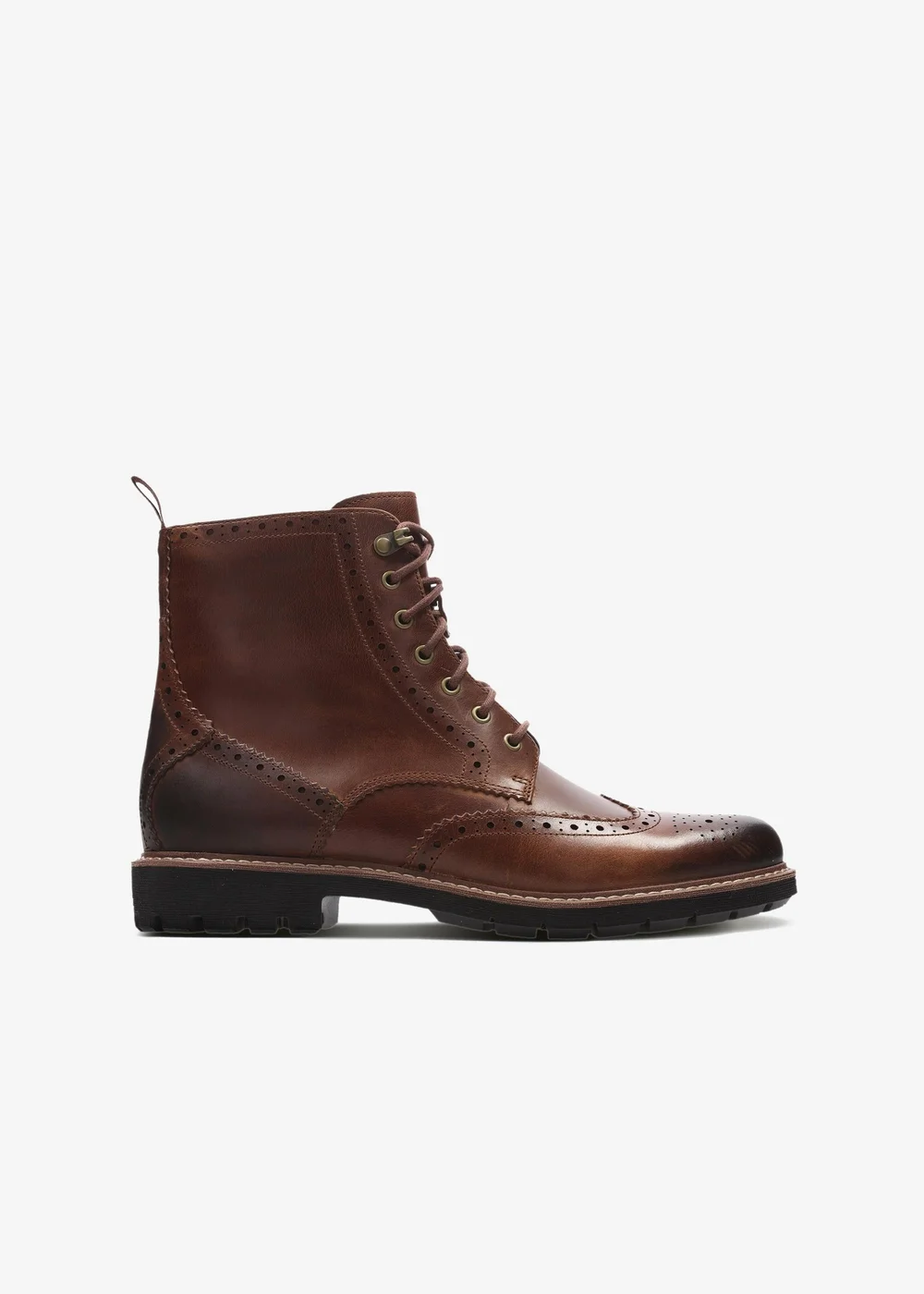 Clarks Mens Brown Batcombe Lord Leather Standard - 7 Image 1