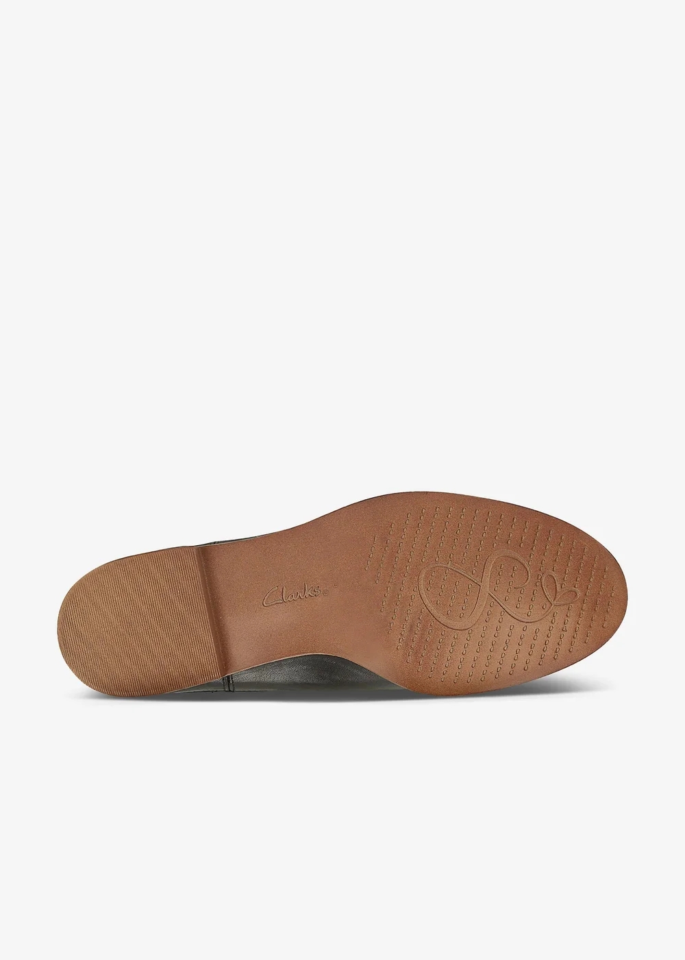 Clarks Womens Black Taylor Shine Leather Standard - 3.5 Image 3