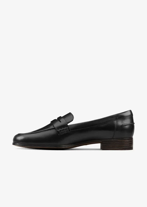 Clarks Womens Black Hamble Loafer Leather Standard - 6 Image 2