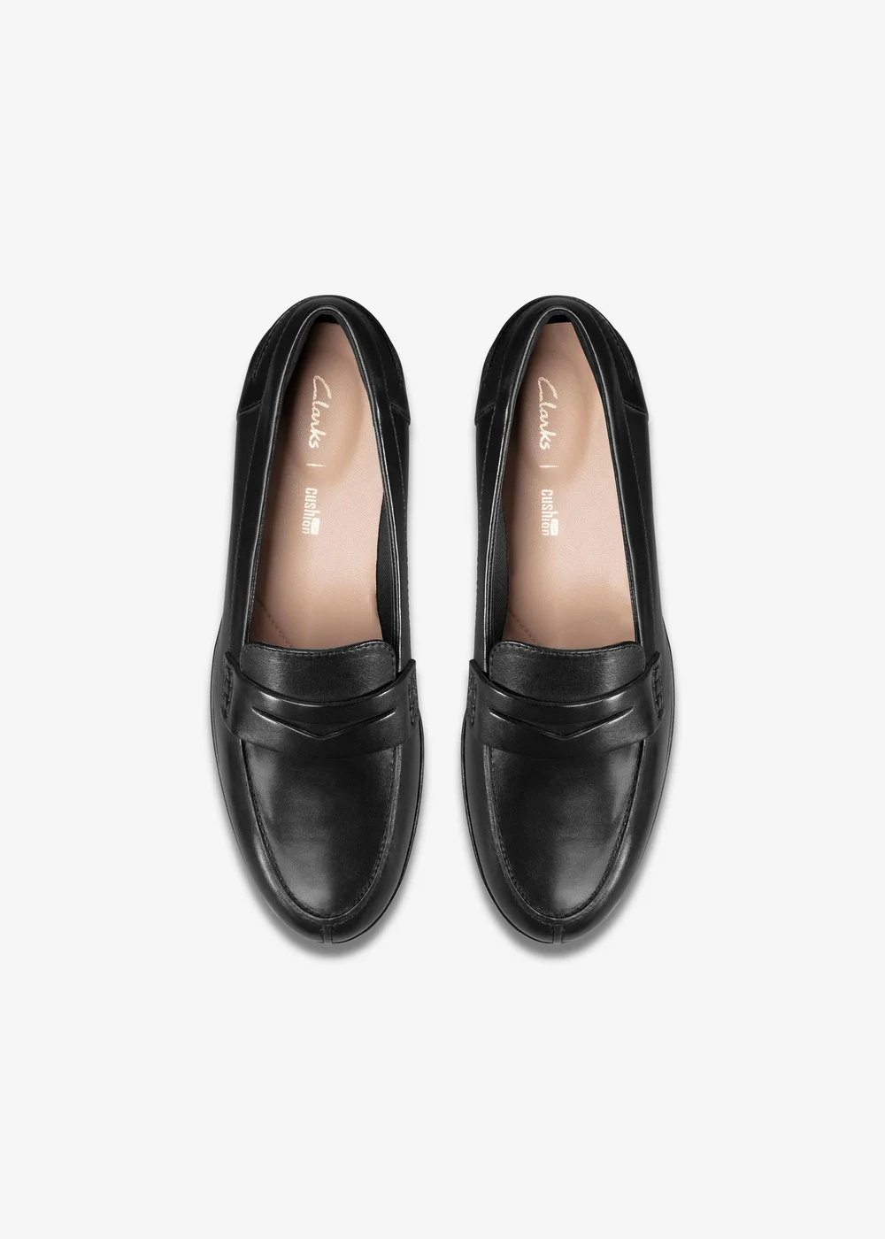 Clarks Womens Black Hamble Loafer Leather Standard - 6 Image 6