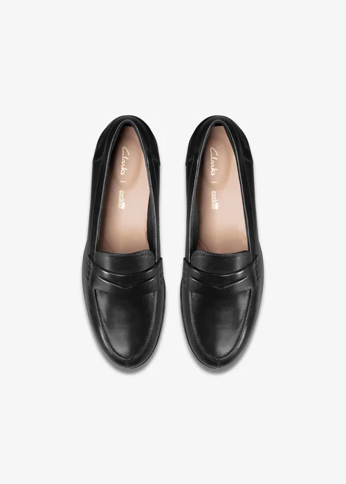 Clarks Womens Black Hamble Loafer Leather Standard - 6 Image 6