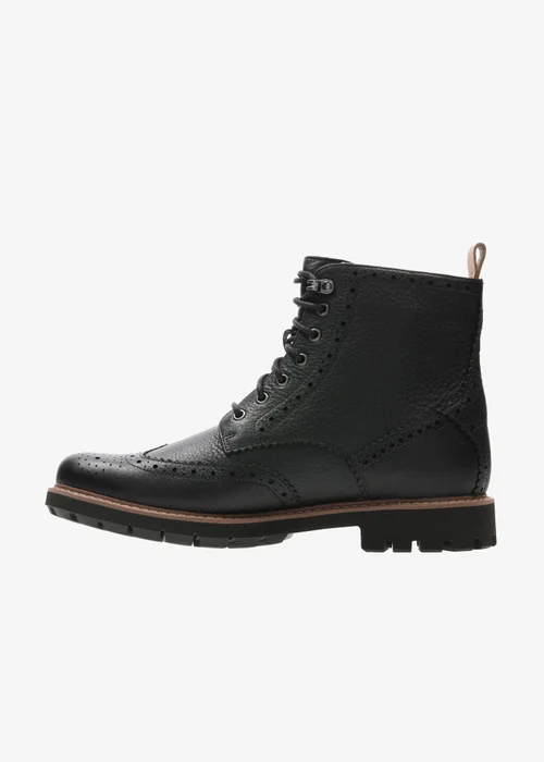 Clarks Mens Black Batcombe Lord Leather Standard - 7 Image 2