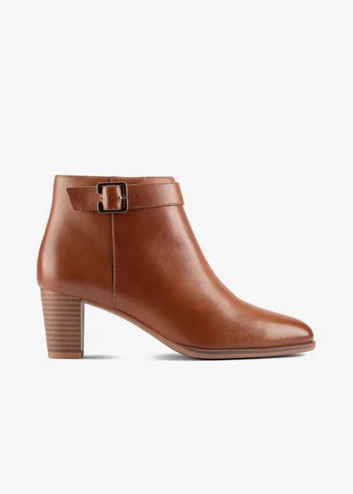 Clarks Womens Brown Kaylin 60 Boot Leather Standard - 7 Image 1
