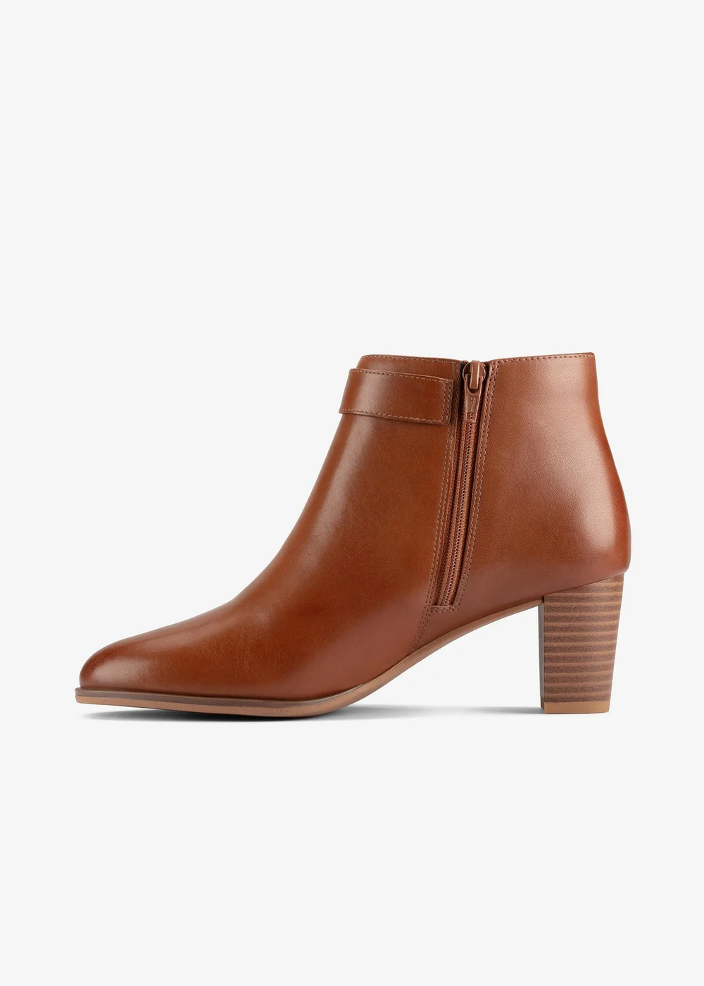 Clarks Womens Brown Kaylin 60 Boot Leather Standard - 7 Image 2