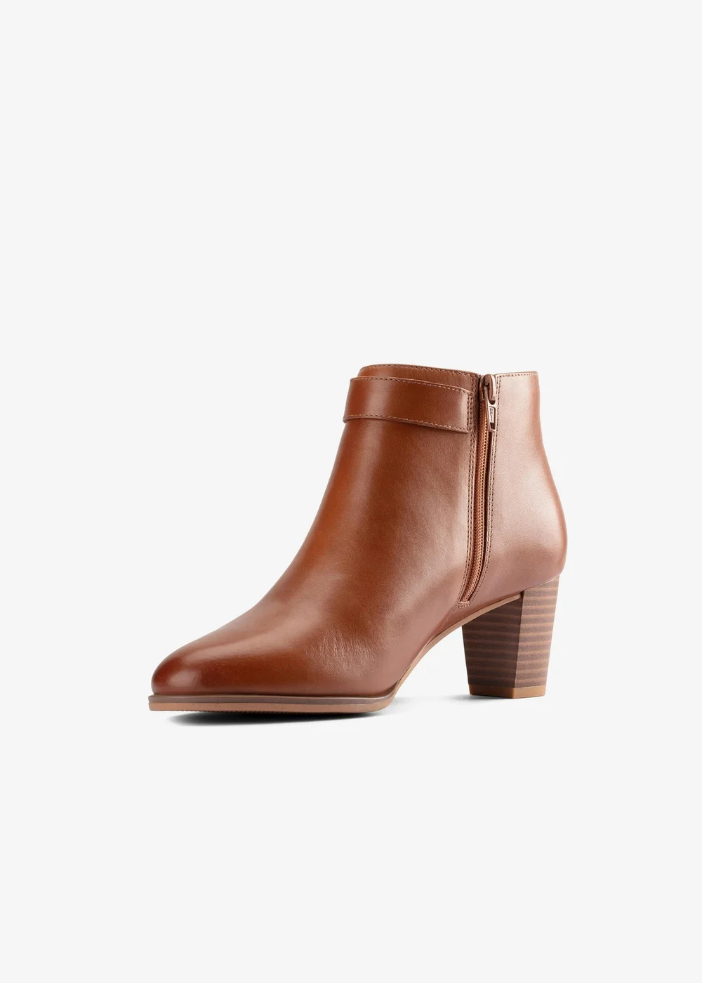 Clarks Womens Brown Kaylin 60 Boot Leather Standard - 7 Image 4