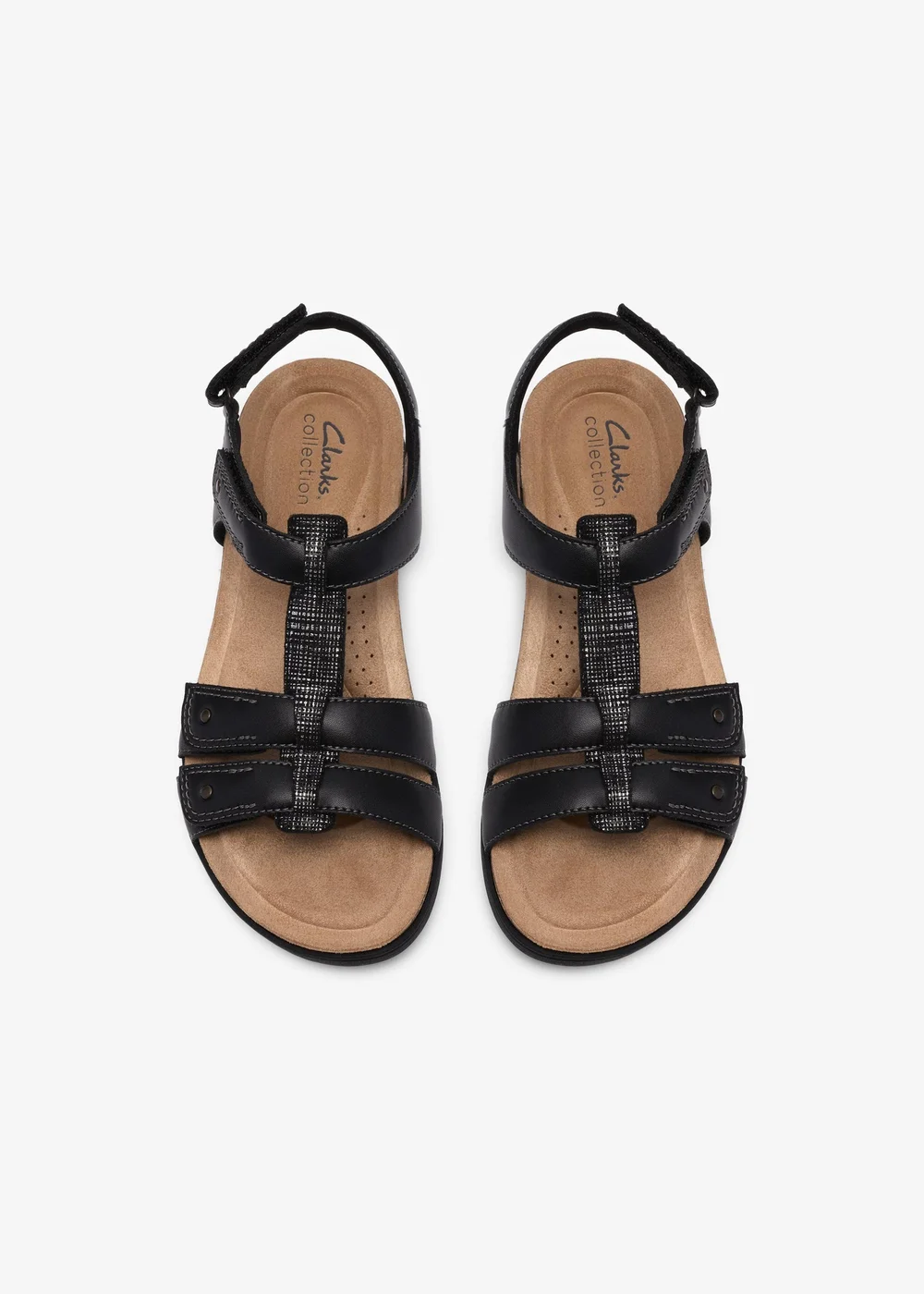 Clarks Womens Black April Cove Leather Standard - 6 Image 6