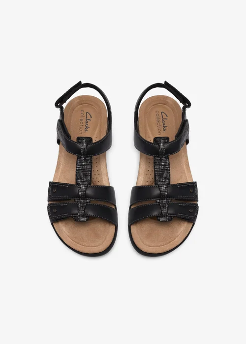 Clarks Womens Black April Cove Leather Standard - 6 Image 6