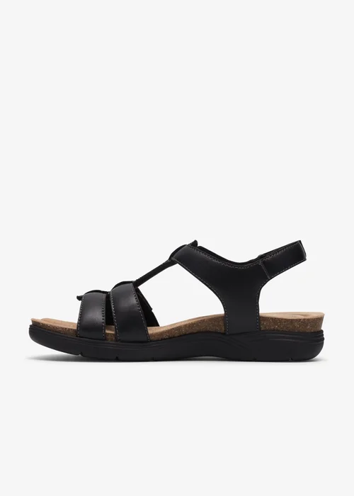 Clarks Womens Black April Cove Leather Standard - 6 Image 2