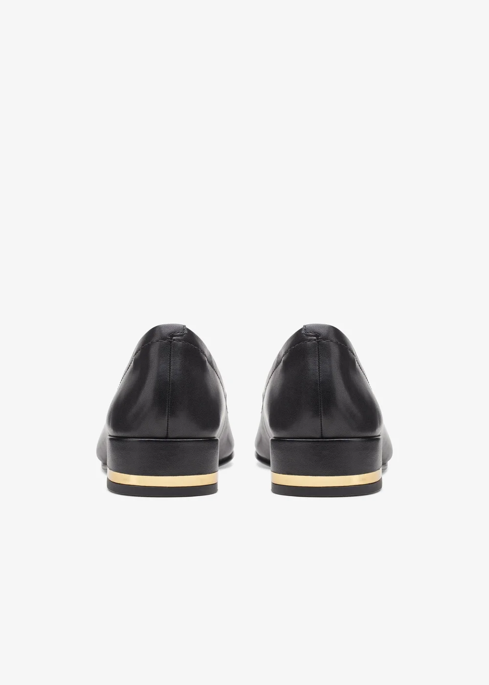 Clarks Womens Black Seren 30 Court Leather Standard - 5.5 Image 5