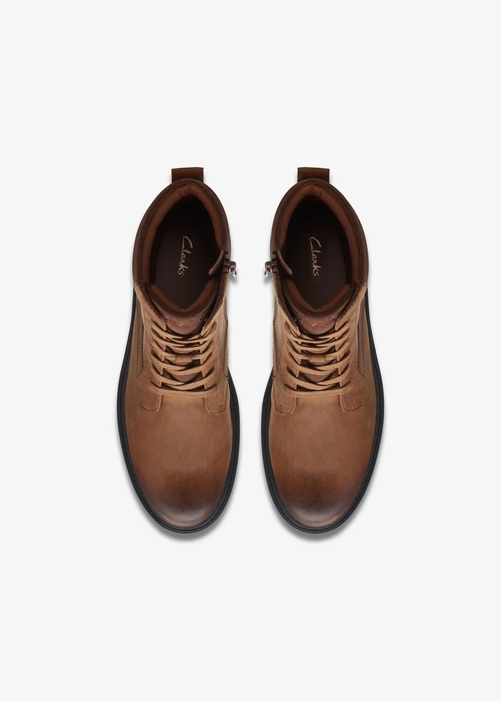 Clarks Womens Brown Orinoco 2 Spice Leather Standard - 3.5 Image 6