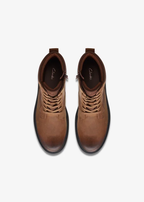 Clarks Womens Brown Orinoco 2 Spice Leather Standard - 3.5 Image 6