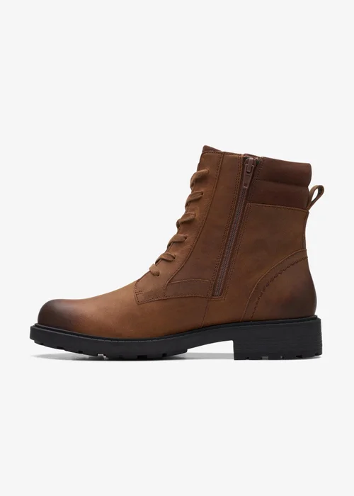Clarks Womens Brown Orinoco 2 Spice Leather Standard - 3.5 Image 2